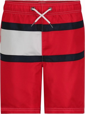 Tommy Hilfiger Boys' Swim Trunks with UPF 50  Sun Protection