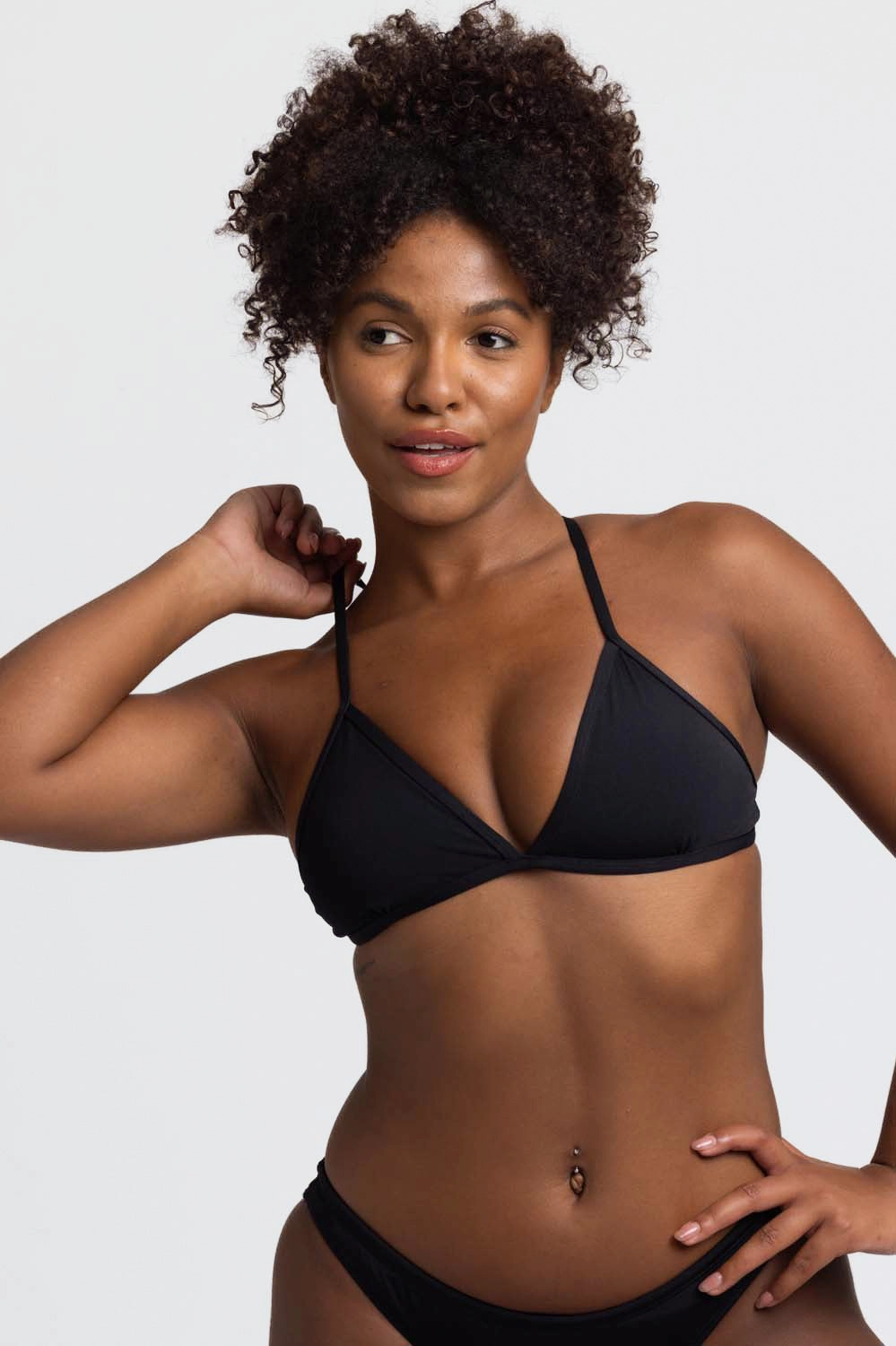 Triangle Bikini Top - Black