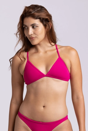 Triangle Bikini Top - Dragon Fruit