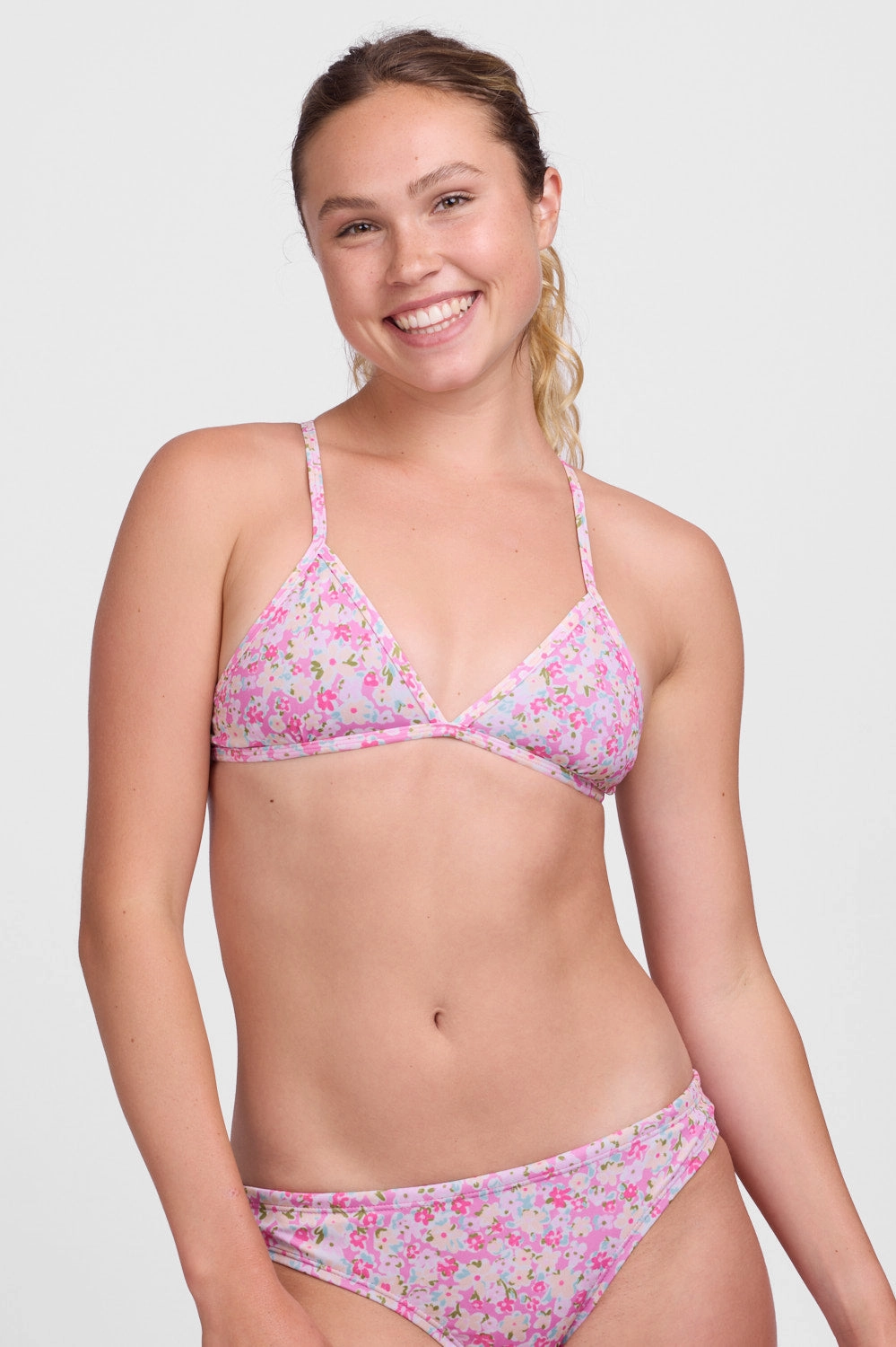 Triangle Bikini Top - Whimsy Pink