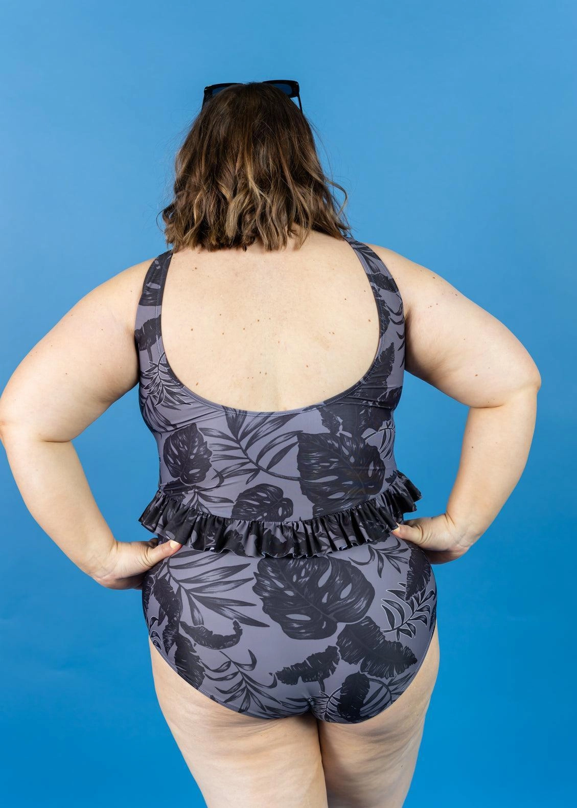 Tropical Night | Skirted One-Piece