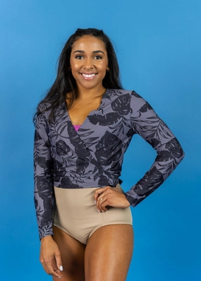 Tropical Night | Wrap Top Rashguard