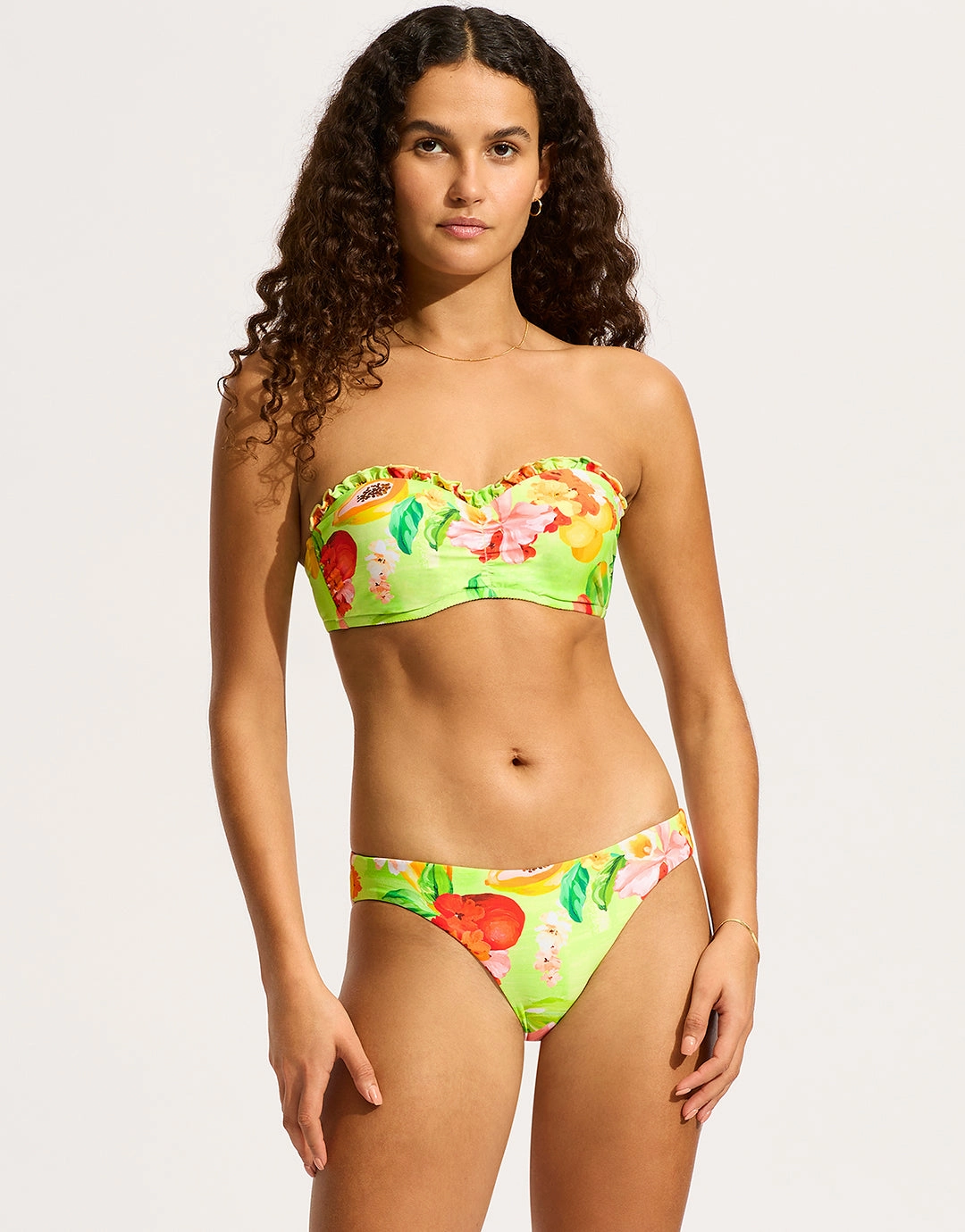 Tropique Hipster Bikini Pant - Aloe Gel