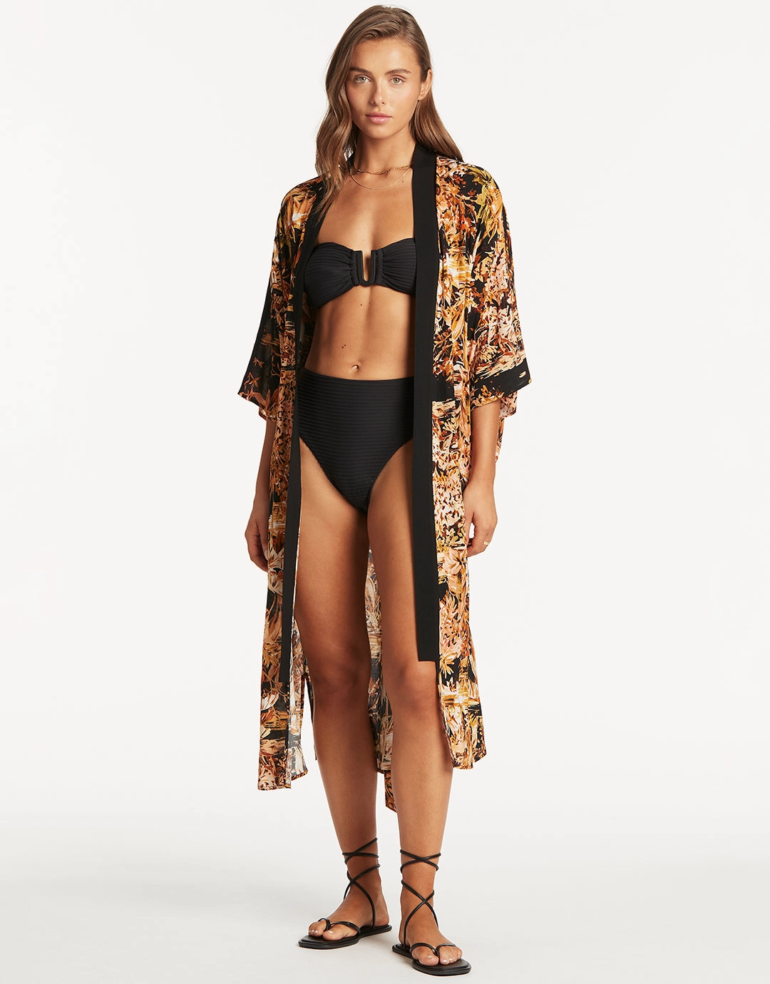 Troppica Kimono - Black