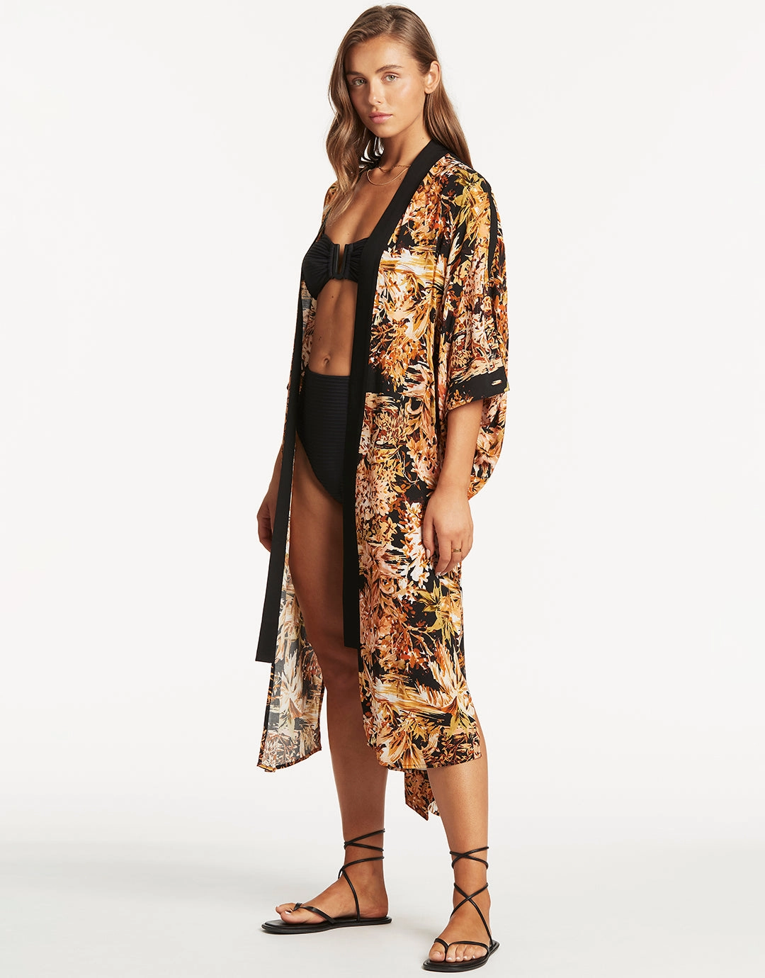 Troppica Kimono - Black