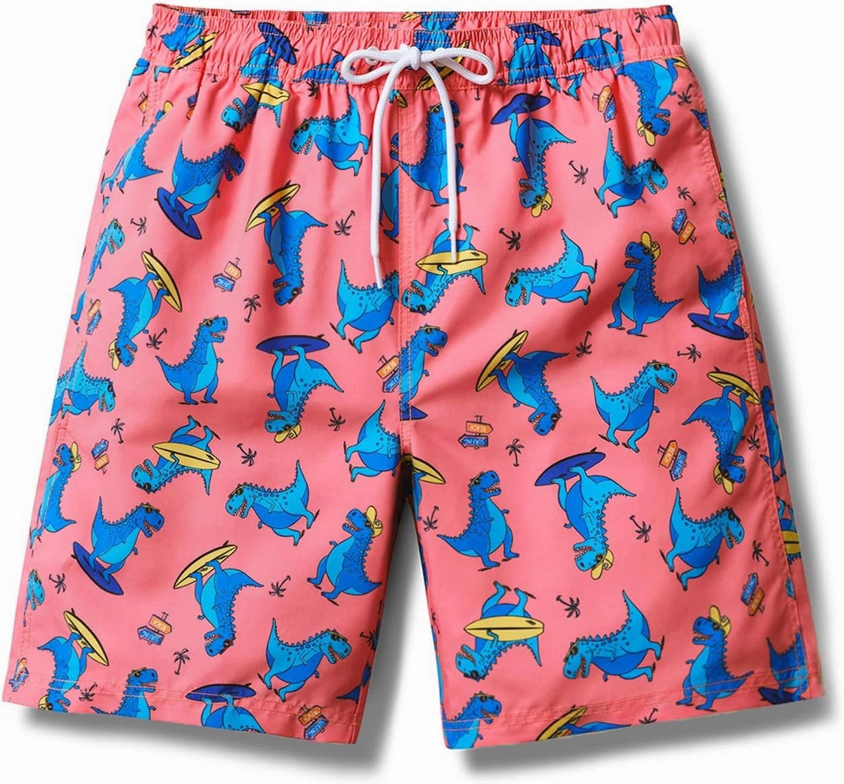 TSLA Men's Swim Trunks, Quick Dry Beach Swimming Board Shorts, Bathing Suits with Inner Mesh Lining and Pockets