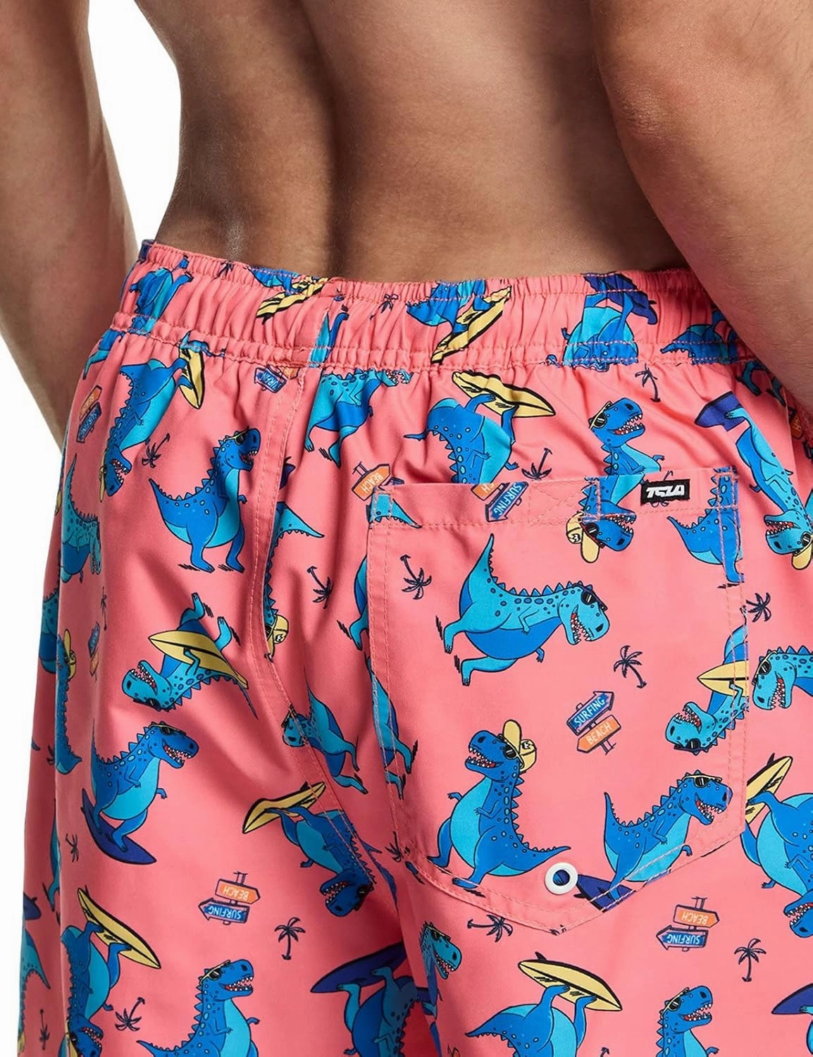 TSLA Men's Swim Trunks, Quick Dry Beach Swimming Board Shorts, Bathing Suits with Inner Mesh Lining and Pockets