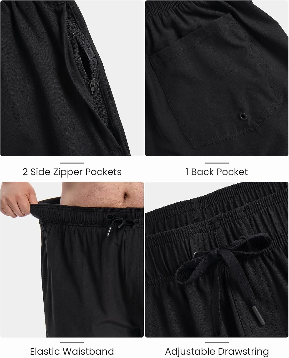 TTZ Mens Big and Tall Swim Trunks (2X-6X)