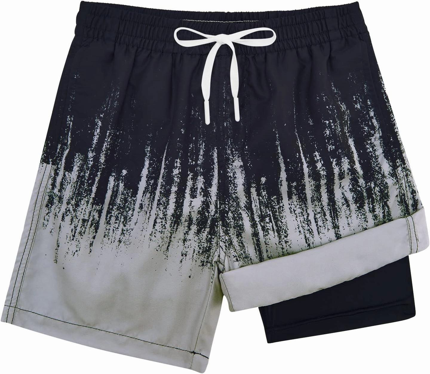 TUONROAD Boys Swim Trunks with Compression Liner Quick Dry Board Shorts with Boxer Brief Lined Bathing Suit 8-20 Years