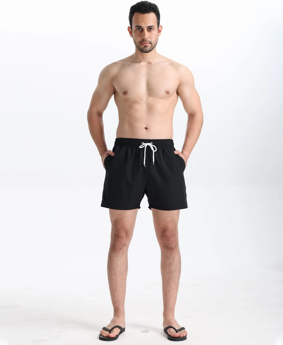 TUVEKE Men's Swim Trunks Quick Dry Bathing Suit for Men 5 Inch Inseam with Mesh Liner Mens Swimming Shorts Beach Shorts S-XXL