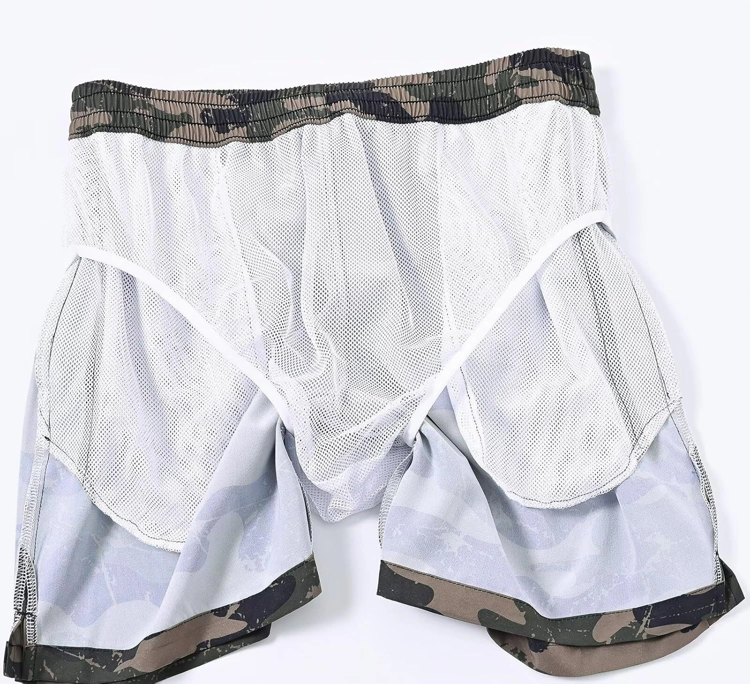 Tyhengta Men's Swim Trunks Quick Dry Beach Shorts with Zipper Pockets and Mesh Lining