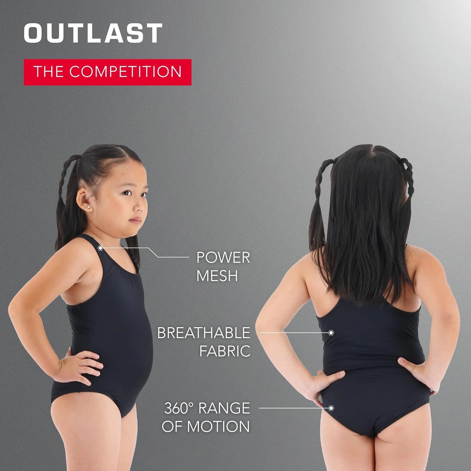 TYR Girls' Standard Durafast Lite Ella Maxfit Swimsuit