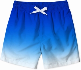 uideazone Boys Swim Trunks 3D Funny Print Surfing Board Shorts Quick Dry UPF 50  Swimsuit Beachwear with Mesh Lining 2-12T