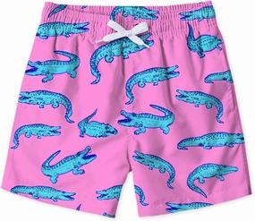 uideazone Boys Swim Trunks 3D Funny Print Surfing Board Shorts Quick Dry UPF 50  Swimsuit Beachwear with Mesh Lining 2-12T