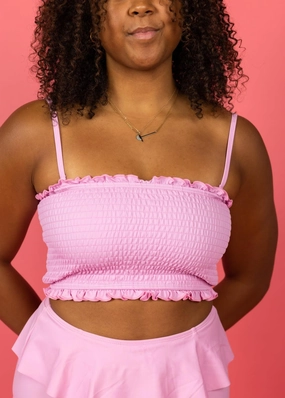 Ultimate Pink | Bandeau Top