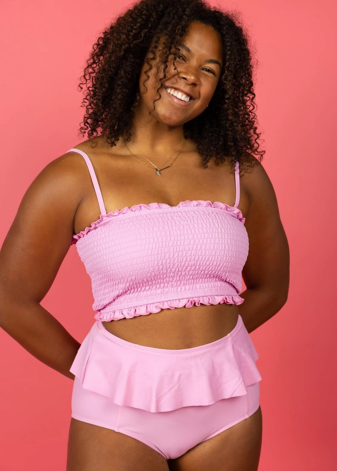 Ultimate Pink | Bandeau Top