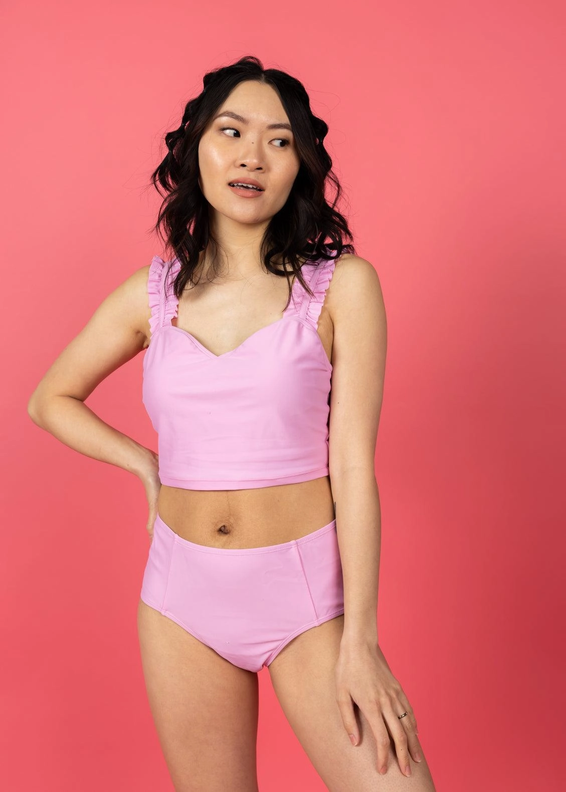 Ultimate Pink | Mid-Rise Bottoms