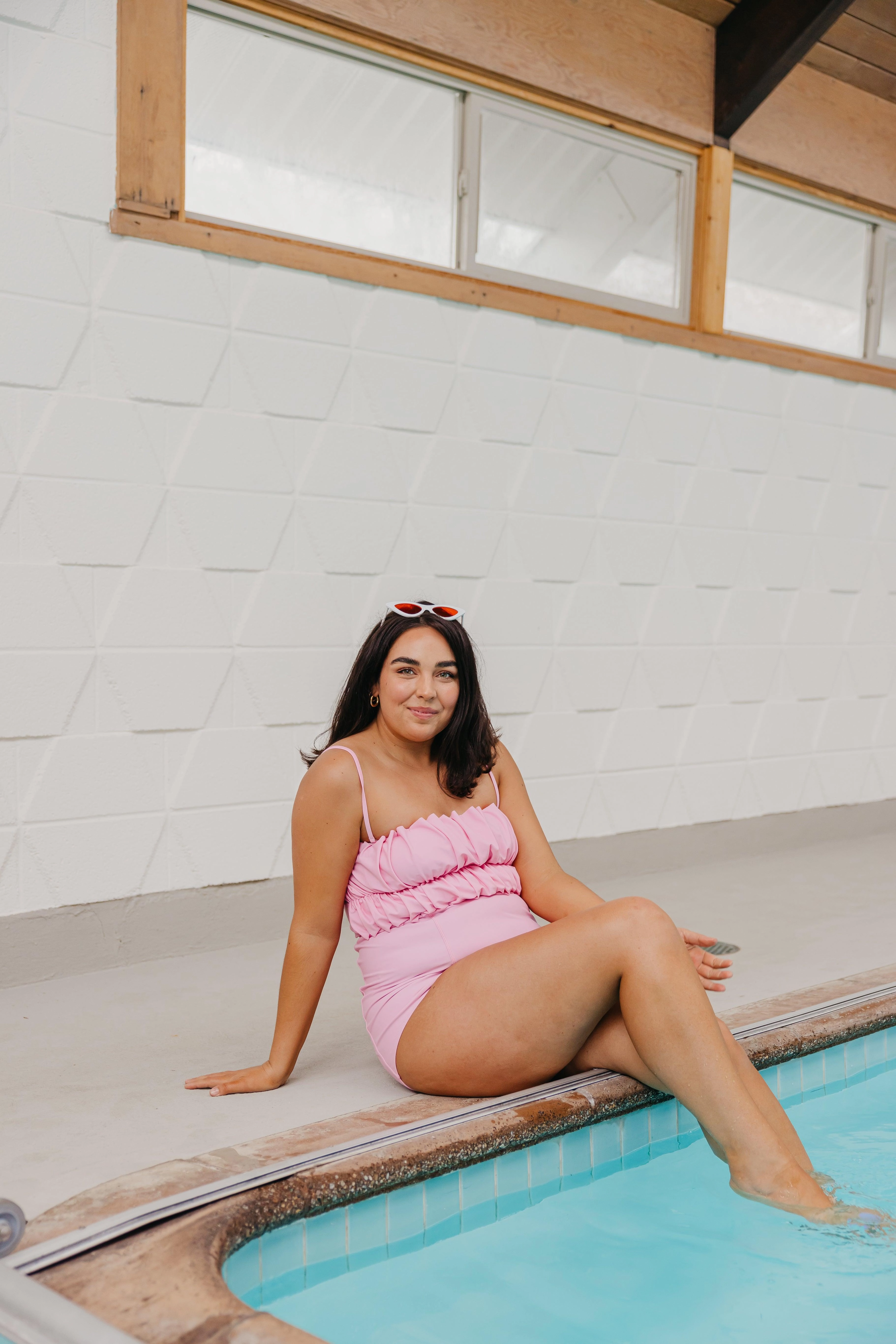 Ultimate Pink | Oversized Ruffle Top
