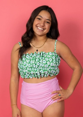 Ultimate Pink | Ruched Bottoms 2.0