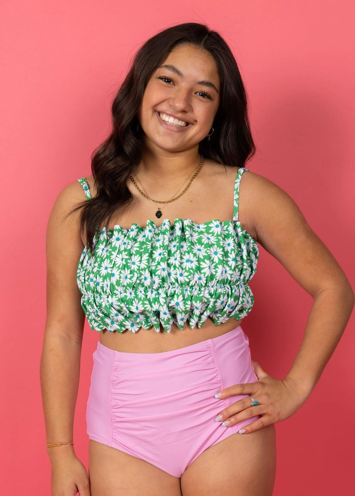 Ultimate Pink | Ruched Bottoms 2.0