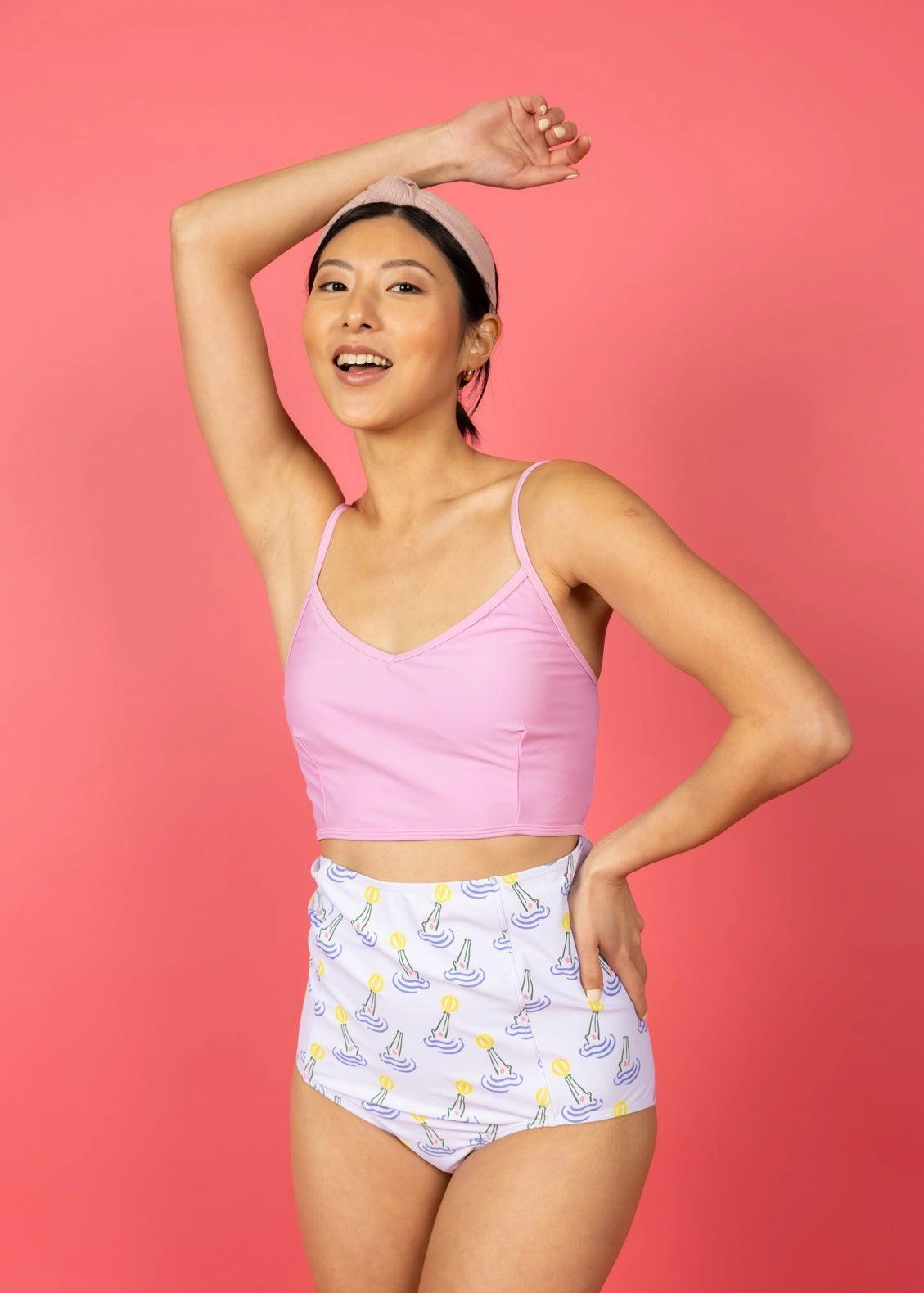 Ultimate Pink | V'D Crop Top