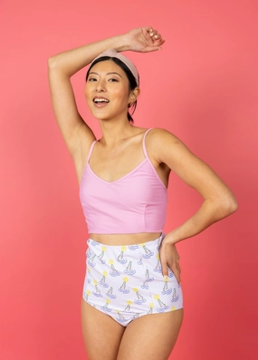 Ultimate Pink | V'D Crop Top