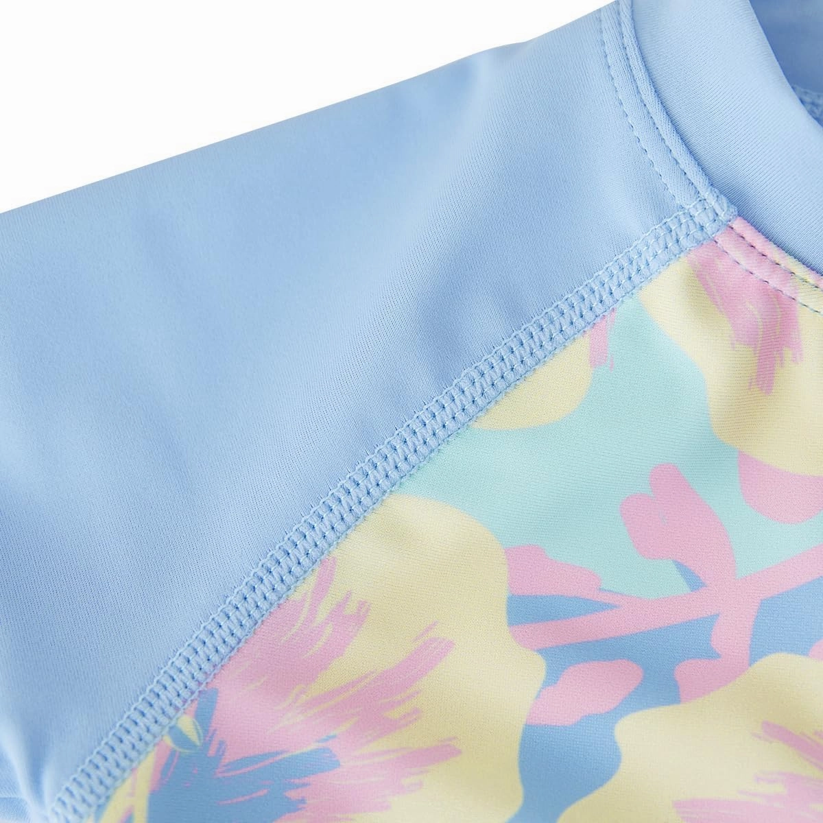 UMELOK Baby Girls' One Piece Swimsuit Full Zip UPF 50  Sun Protection Swimwear Rash Guard Swim Suit
