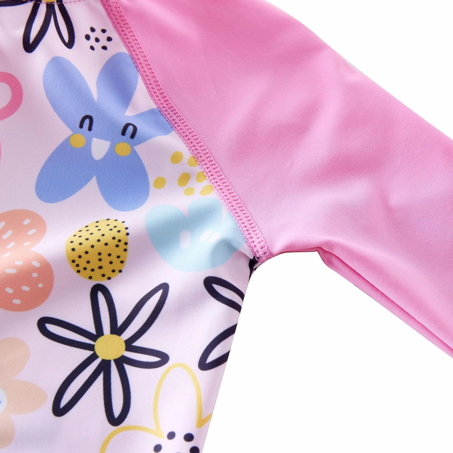 UMELOK Baby Girls' One Piece Swimsuit Full Zip UPF 50  Sun Protection Swimwear Rash Guard Swim Suit