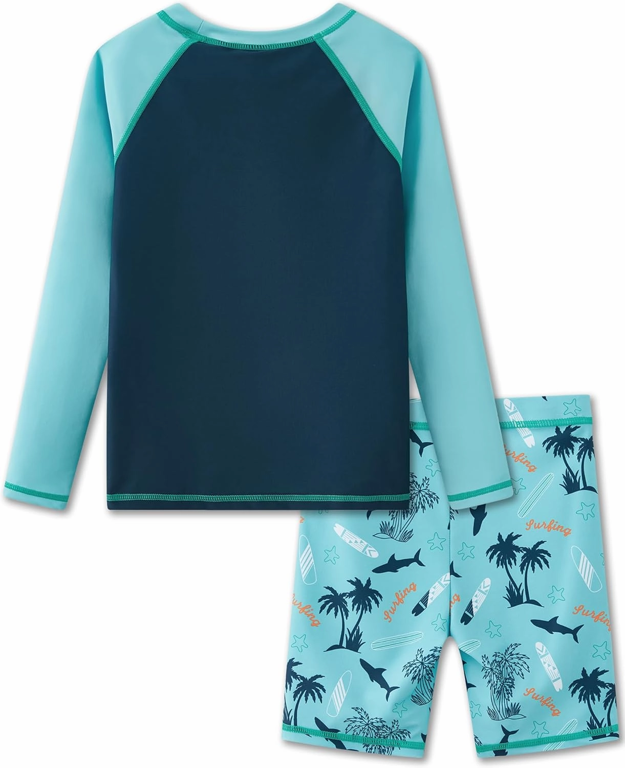 UMELOK Boys' Rash Guard Swim Set