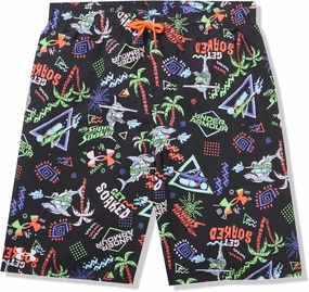 Under Armour Boys Compression Lined Volley, Swim Trunks, Shorts with Drawstring Closure & Elastic Waistband