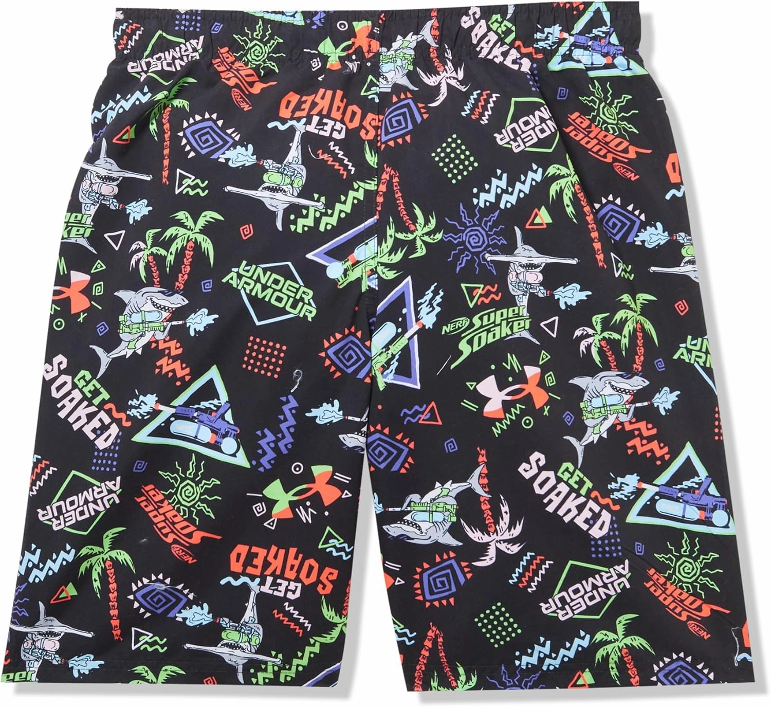 Under Armour Boys Compression Lined Volley, Swim Trunks, Shorts with Drawstring Closure & Elastic Waistband