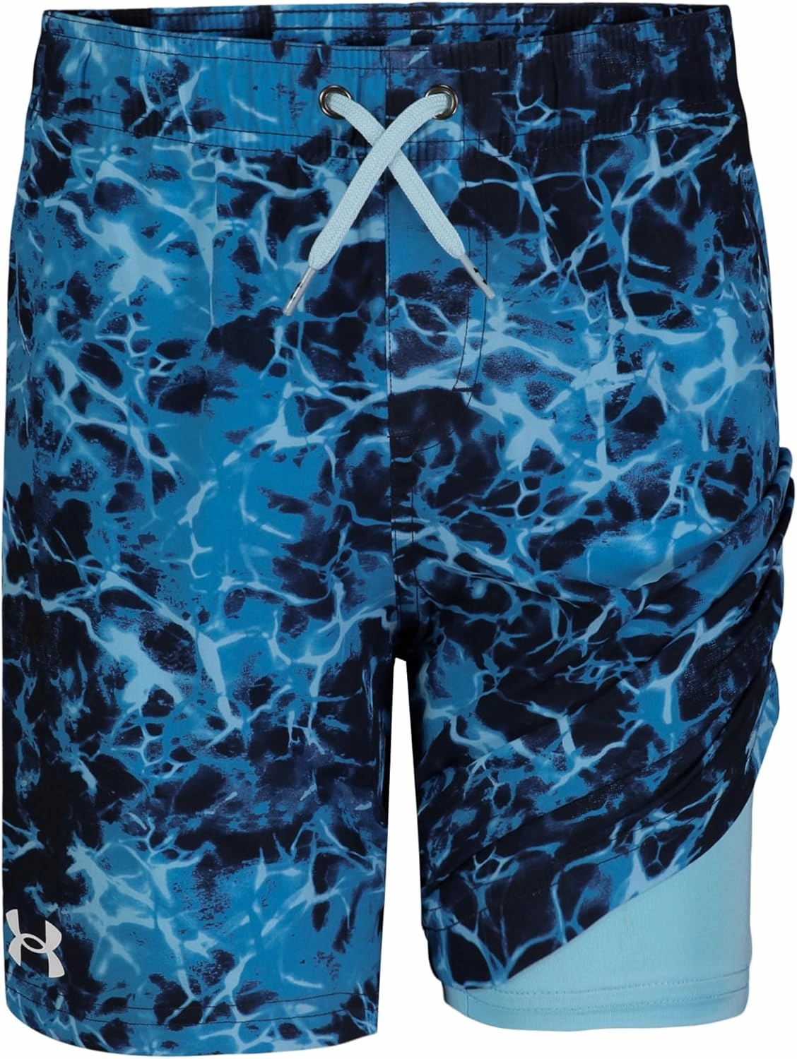 Under Armour Boys Compression Lined Volley, Swim Trunks, Shorts with Drawstring Closure & Elastic Waistband