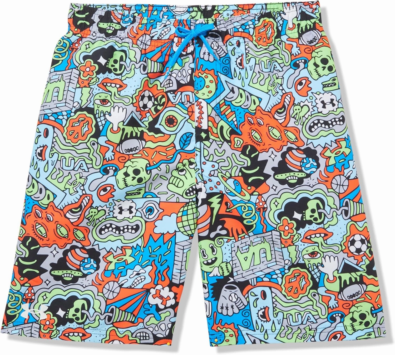Under Armour Boys Compression Lined Volley, Swim Trunks, Shorts with Drawstring Closure & Elastic Waistband