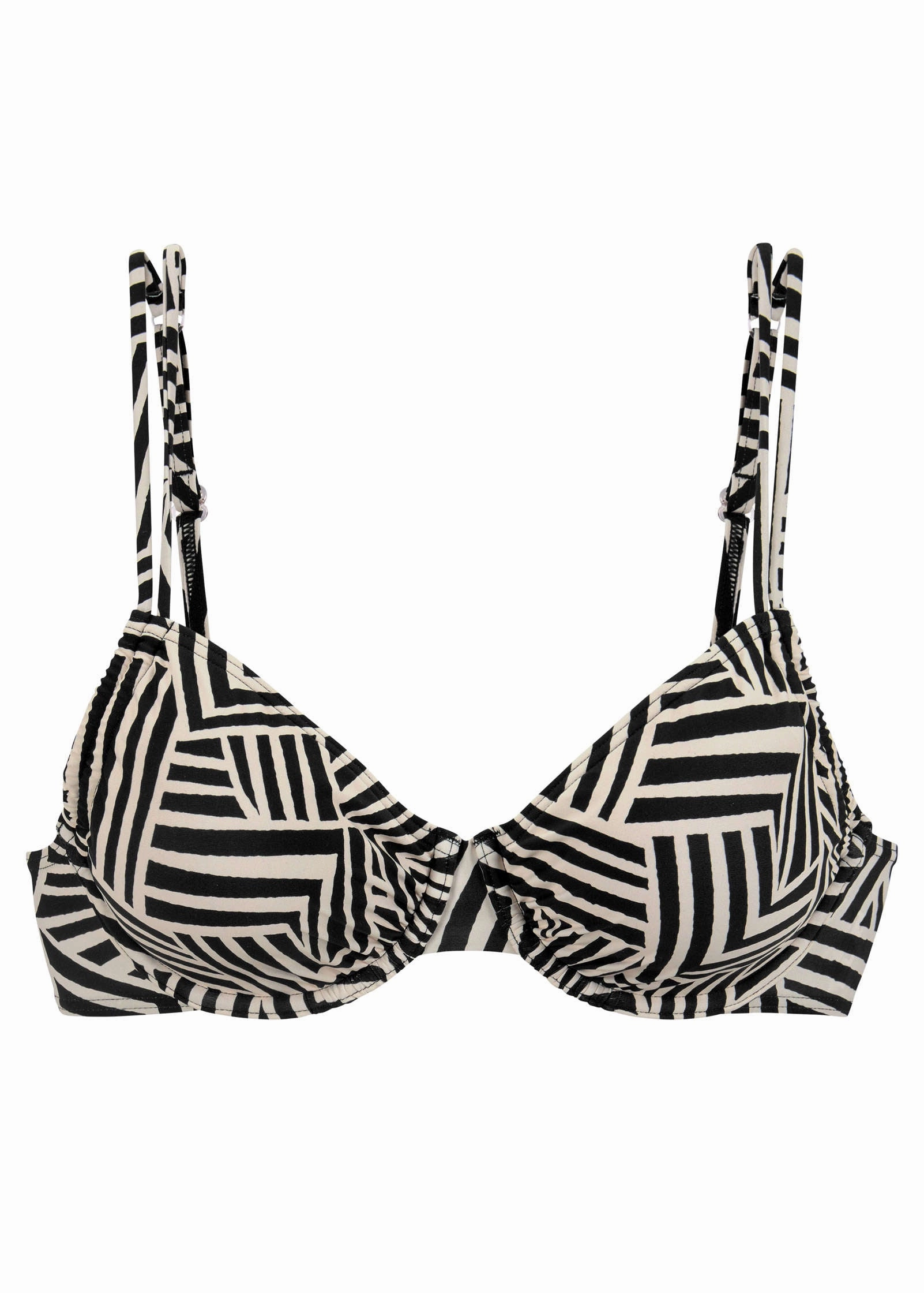 Underwire Bikini Top - Zig-Zag Tribal