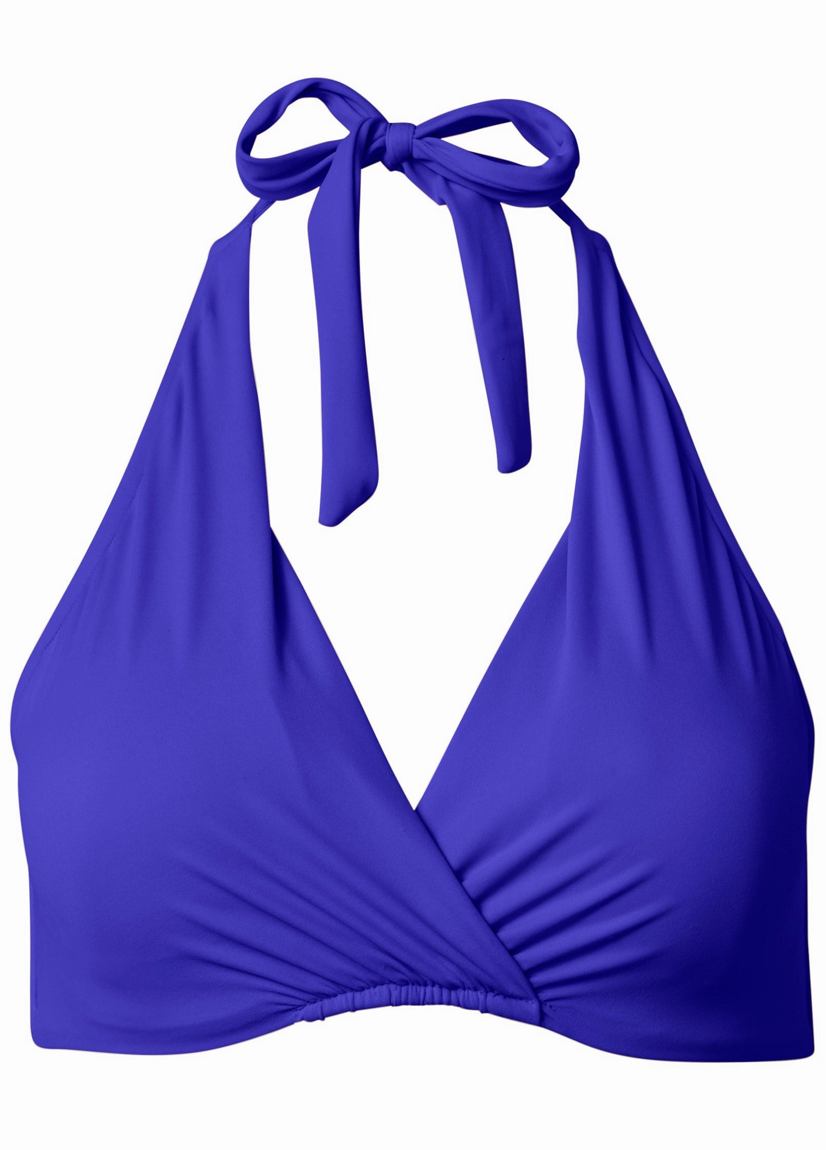 Underwire Halter Top - Cobalt Blue