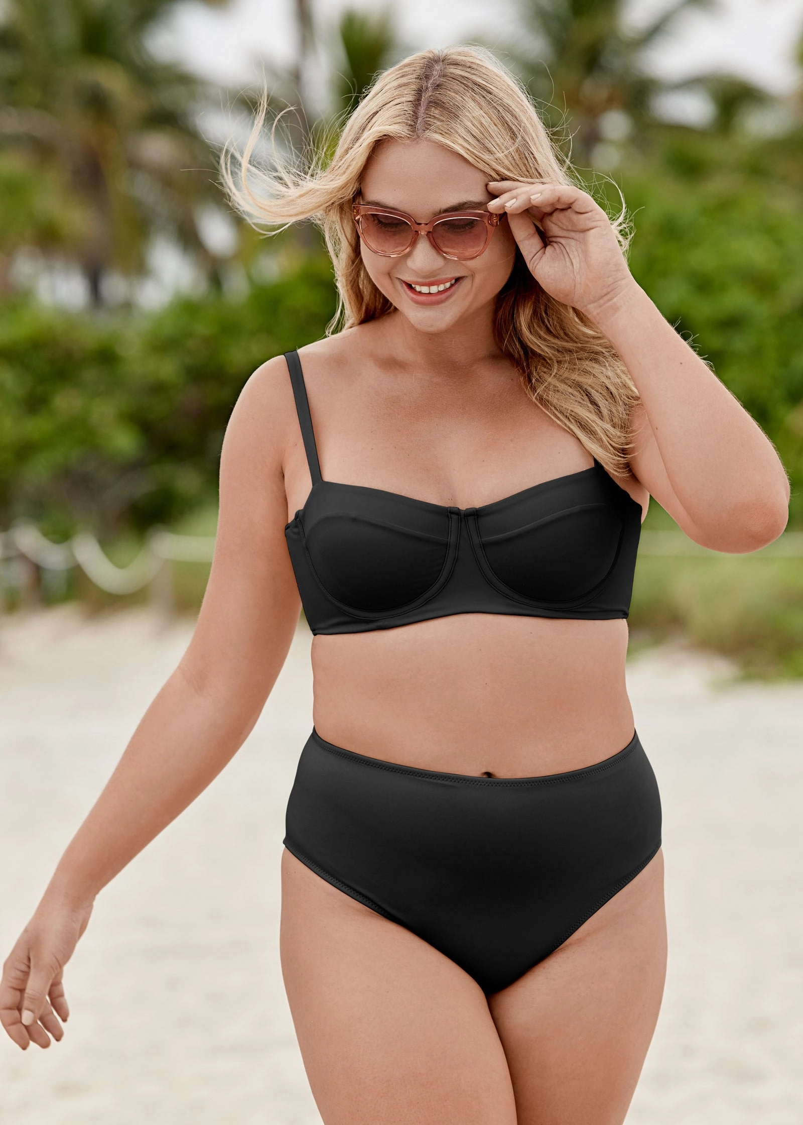 Uplift Balconette Top - Black Beauty