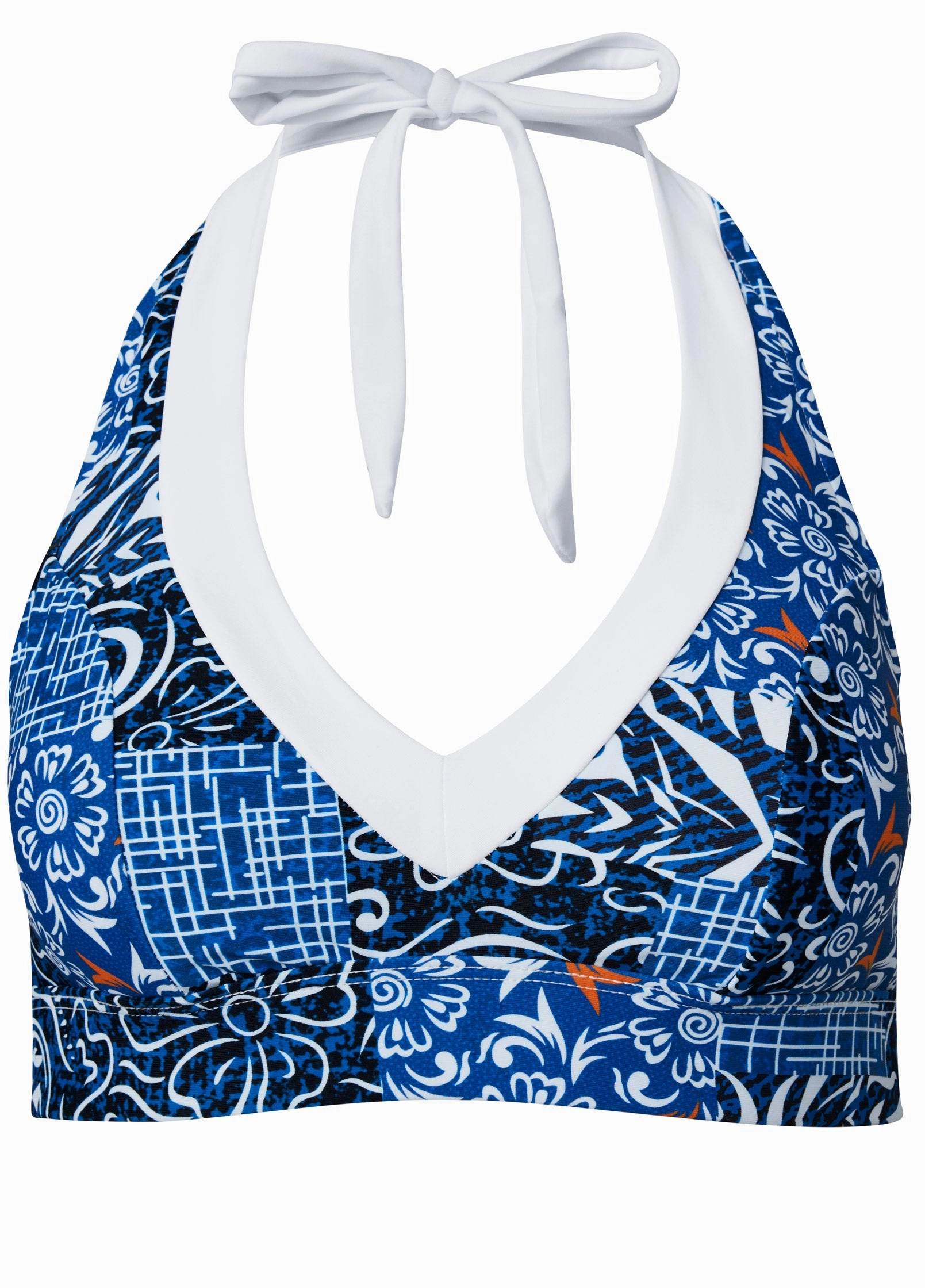 V-Neck Halter Bikini Top - Ocean Traveler