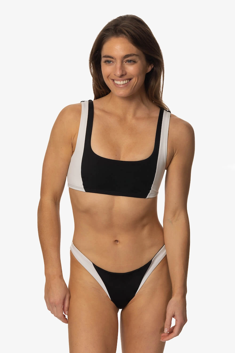 Valentina Bikini Bottom - Black & White