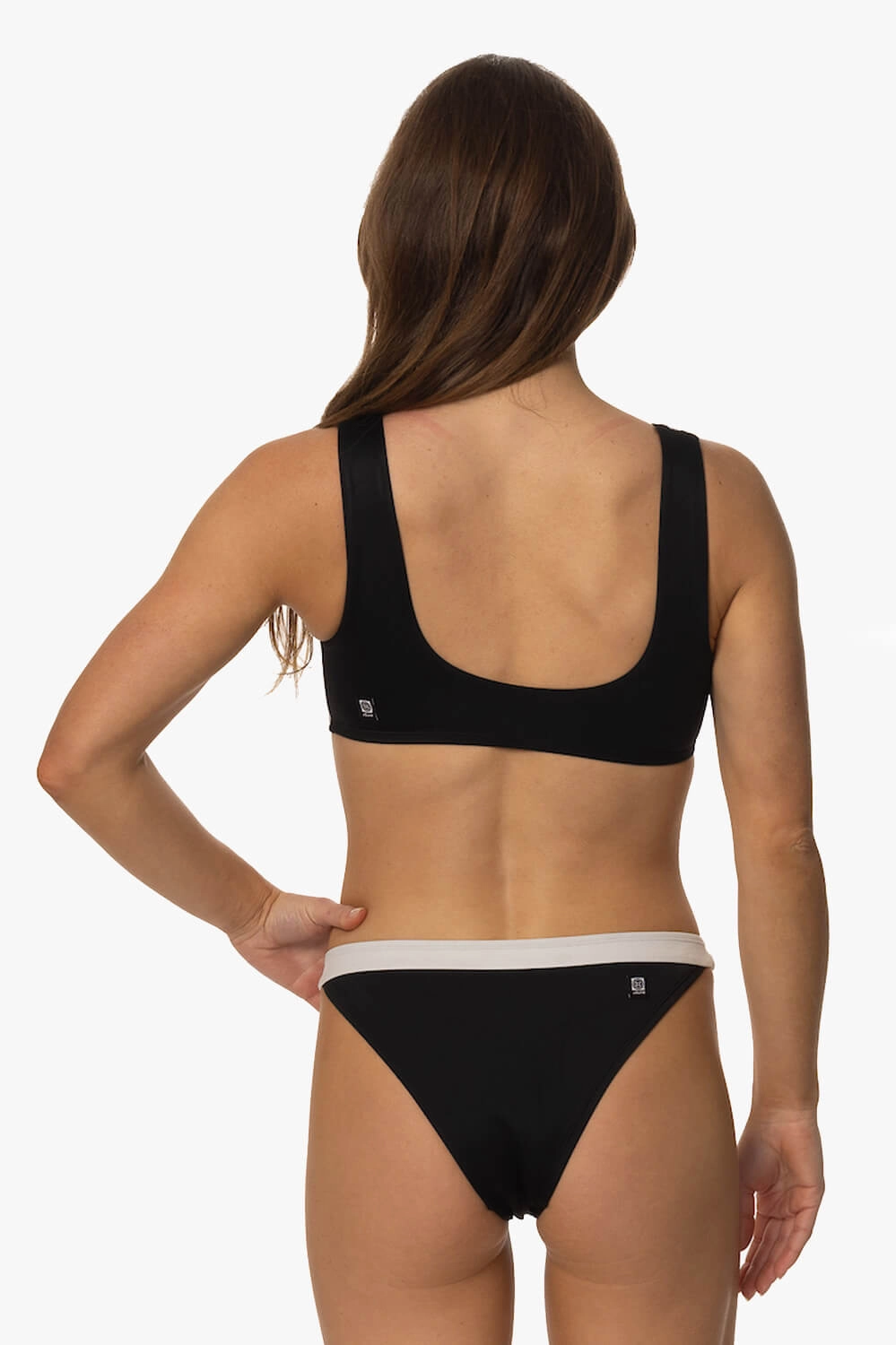 Valentina Bikini Bottom - Black & White
