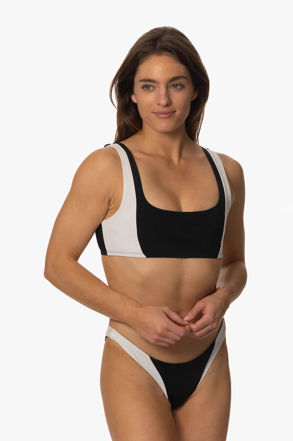 Valentina Bikini Bottom - Black & White