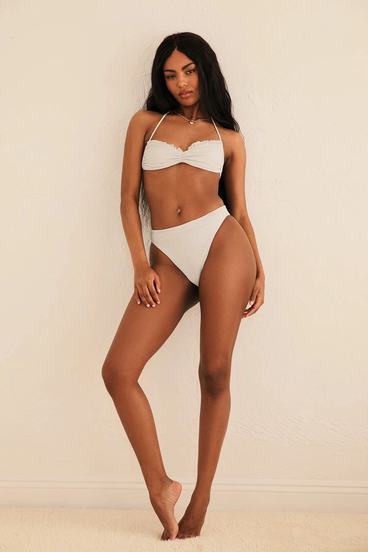 Valentina Tie Straps Bandeau Bikini Top