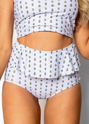 Vintage Blooms | Peplum Bottoms
