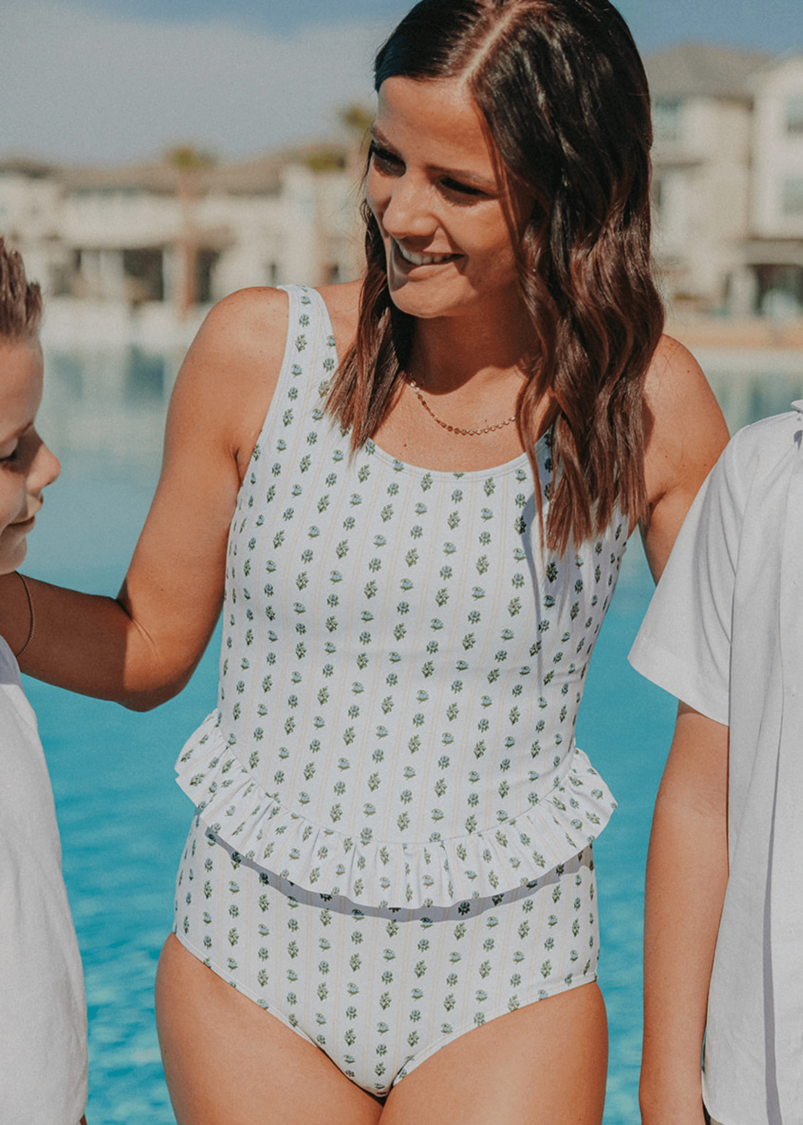 Vintage Blooms | Skirted One-Piece