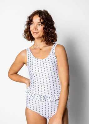 Vintage Blooms | Skirted One-Piece