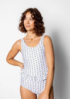 Vintage Blooms | Skirted One-Piece