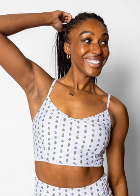 Vintage Blooms | V'D Crop Top