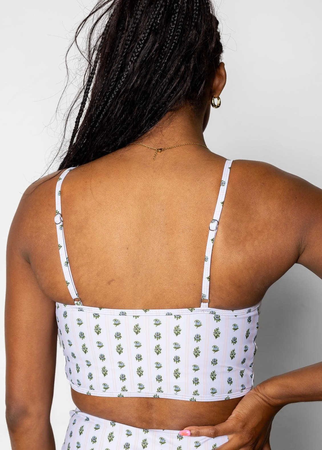 Vintage Blooms | V'D Crop Top