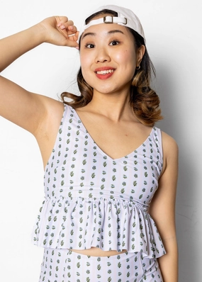 Vintage Blooms | V-Neck Top