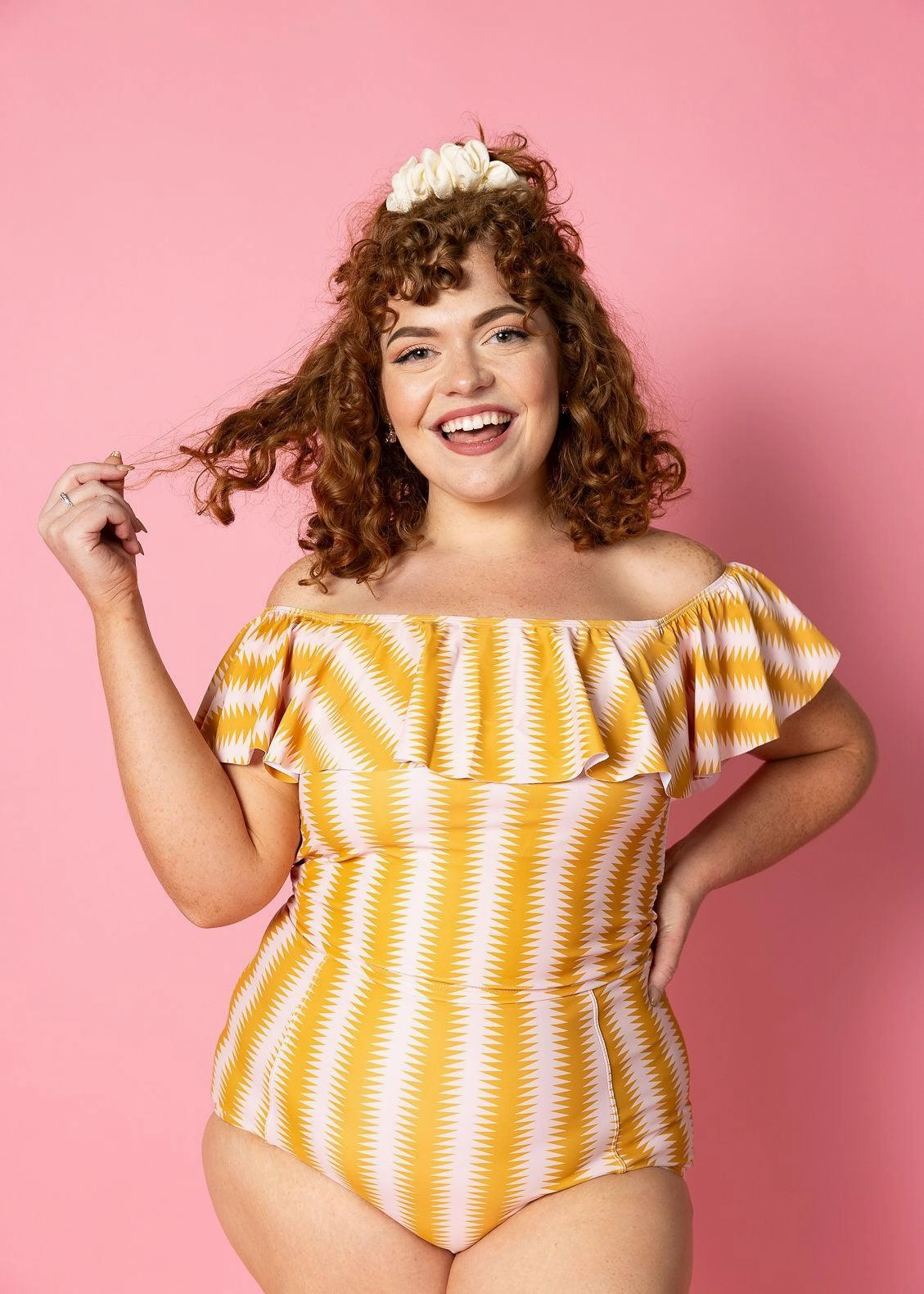 Vintage Triangles | Ruffled Around Top