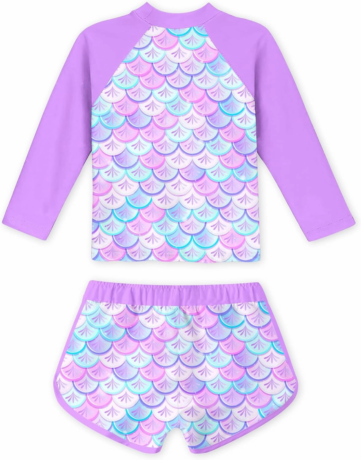 Vogseek Girls Rash Guard Two Pieces Swimsuit Long Sleeve Bathing Suit for 3-10 Years